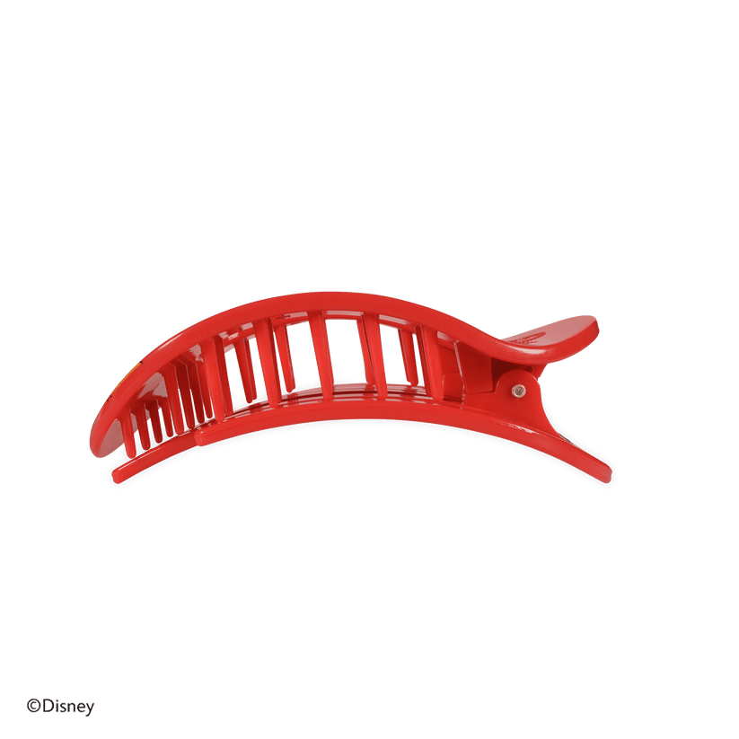 TELETIES - Mickey Mouse Medium Flat Round Hair Clip in Red - Medium - Image 3