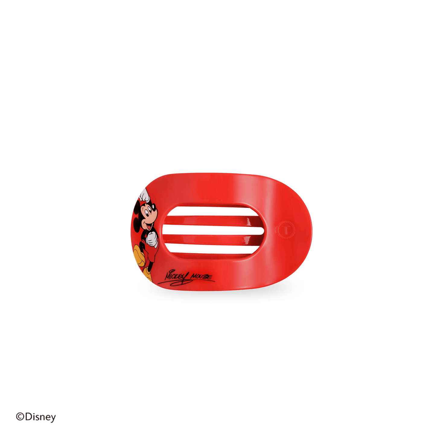 TELETIES - Mickey Mouse Tiny Flat Round Hair Clip in Red - Tiny