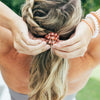 Millennial Pink Large Hair Ties - Hair Ties - TELETIES

