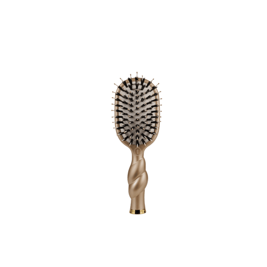 Mini Boar Bristle Hair Brush - Golden Glow
                in Yellow - Mini
              