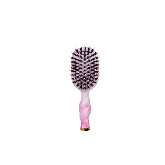 Mini Boar Bristle Hair Brush - Pinch Me!
                in Pink - Mini
              