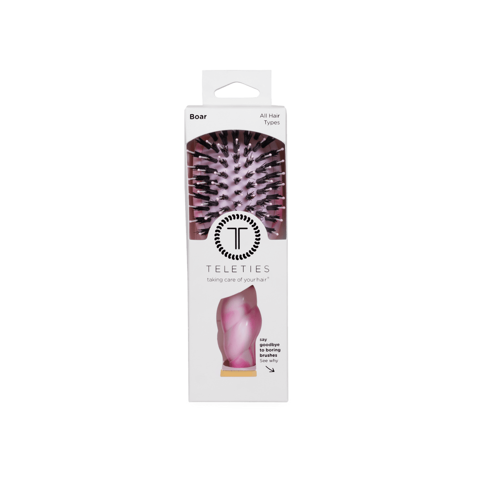 Mini Boar Bristle Hair Brush - Pinch Me! - Hairbrush - TELETIES
