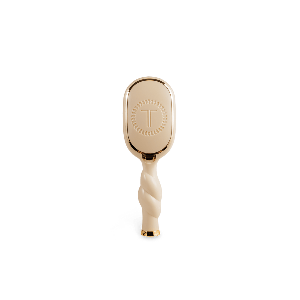 Mini Boar Bristle Hair Brush - Tan - Hairbrush - TELETIES
