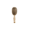 Mini Boar Bristle Hair Brush - Tan - Hairbrush - TELETIES
