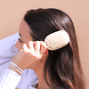 Mini Boar Bristle Hair Brush - Tan - Hairbrush - TELETIES
