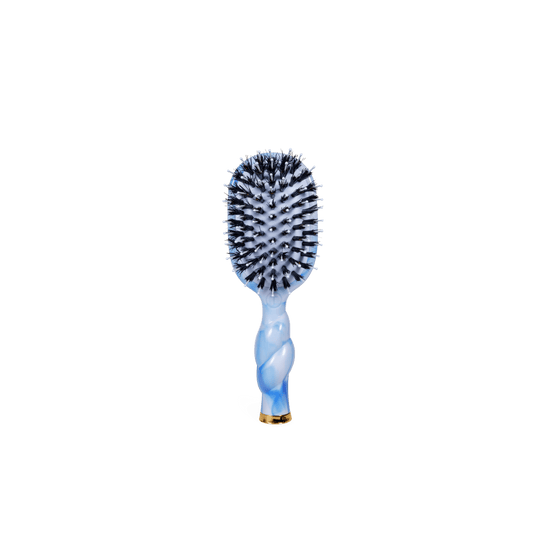 Mini Boar Bristle Hair Brush - Tide & True
                in Blue - Mini
              