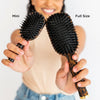 Mini Boar Bristle Hair Brush - Tortoise - Hairbrush - TELETIES
