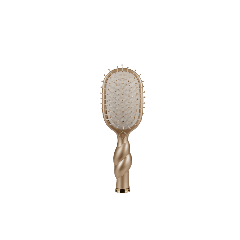 Mini Detangler Hair Brush for Medium Hair - Golden Glow - Hairbrush - TELETIES
