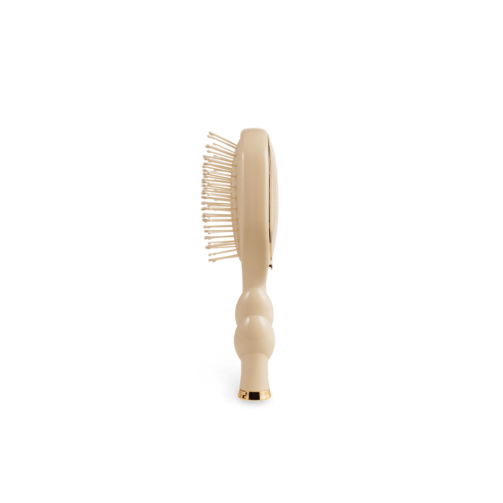 Mini Detangler Hair Brush for Medium Hair - Tan - Hairbrush - TELETIES
