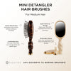 Mini Detangler Hair Brush for Medium Hair - Tan - Hairbrush - TELETIES
