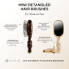 Mini Detangler Hair Brush for Medium Hair - Tortoise - Hairbrush - TELETIES
