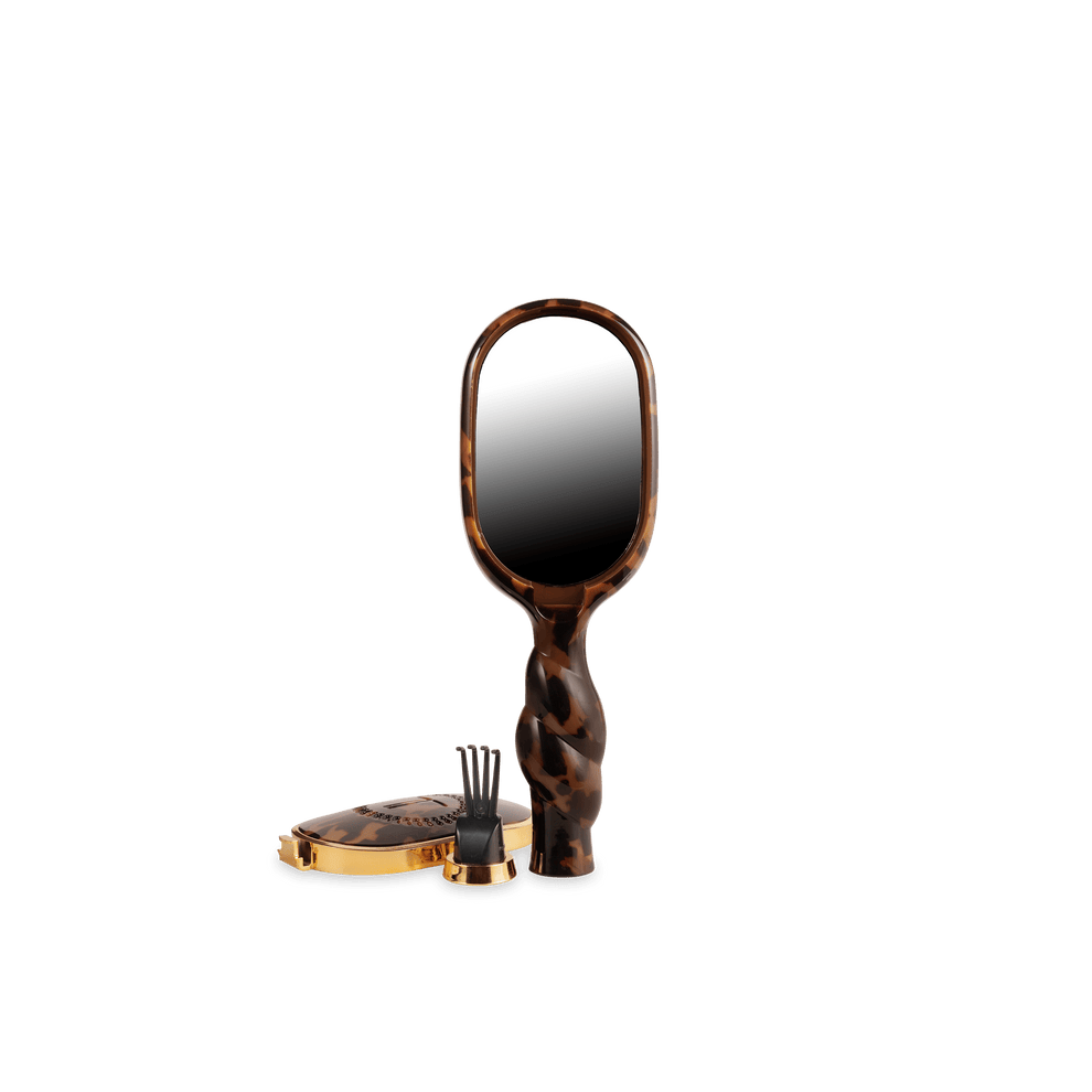 Mini Detangler Hair Brush for Medium Hair - Tortoise - Hairbrush - TELETIES
