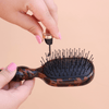 Mini Detangler Hair Brush for Medium Hair - Tortoise - Hairbrush - TELETIES
