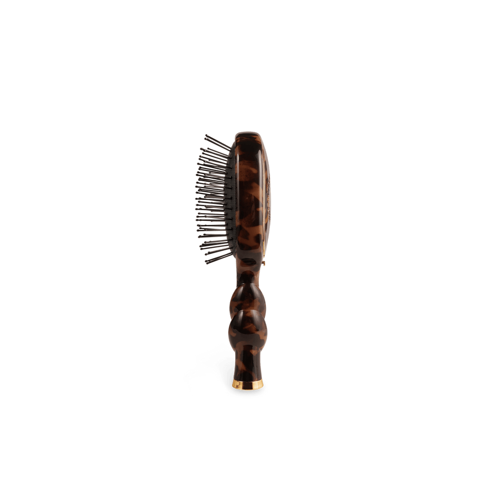 Mini Detangler Hair Brush for Medium Hair - Tortoise - Hairbrush - TELETIES
