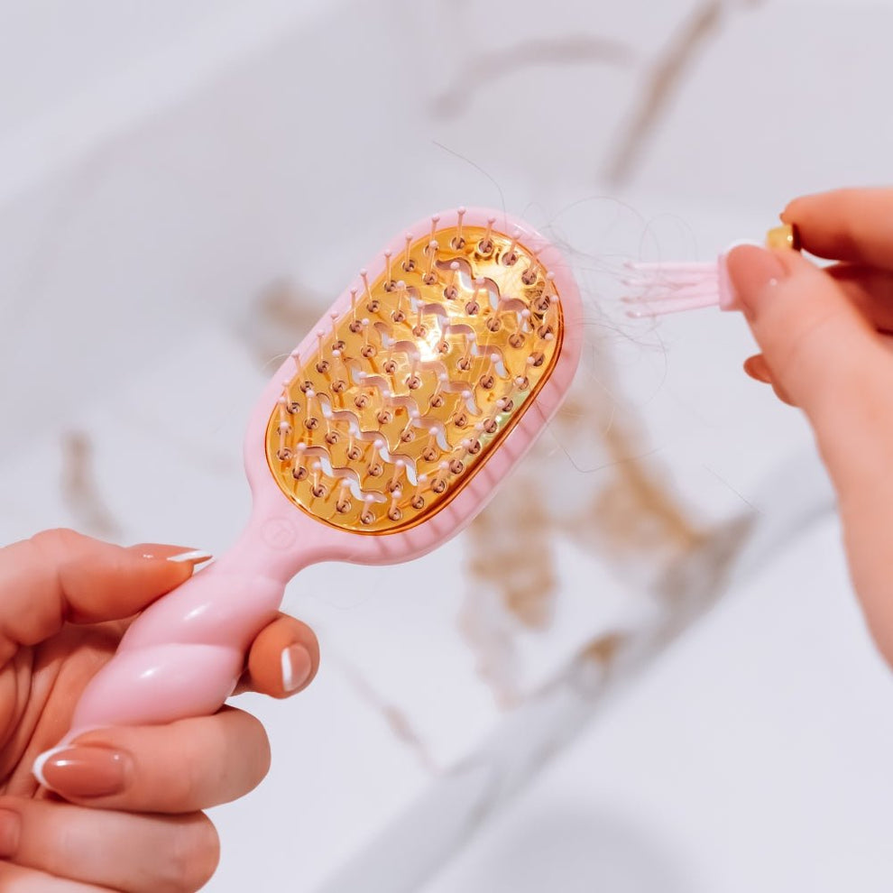Mini Vented Hair Brush - Bubblegum Pink - Hairbrush - TELETIES
