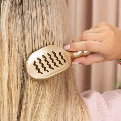 Mini Vented Hair Brush - Golden Glow