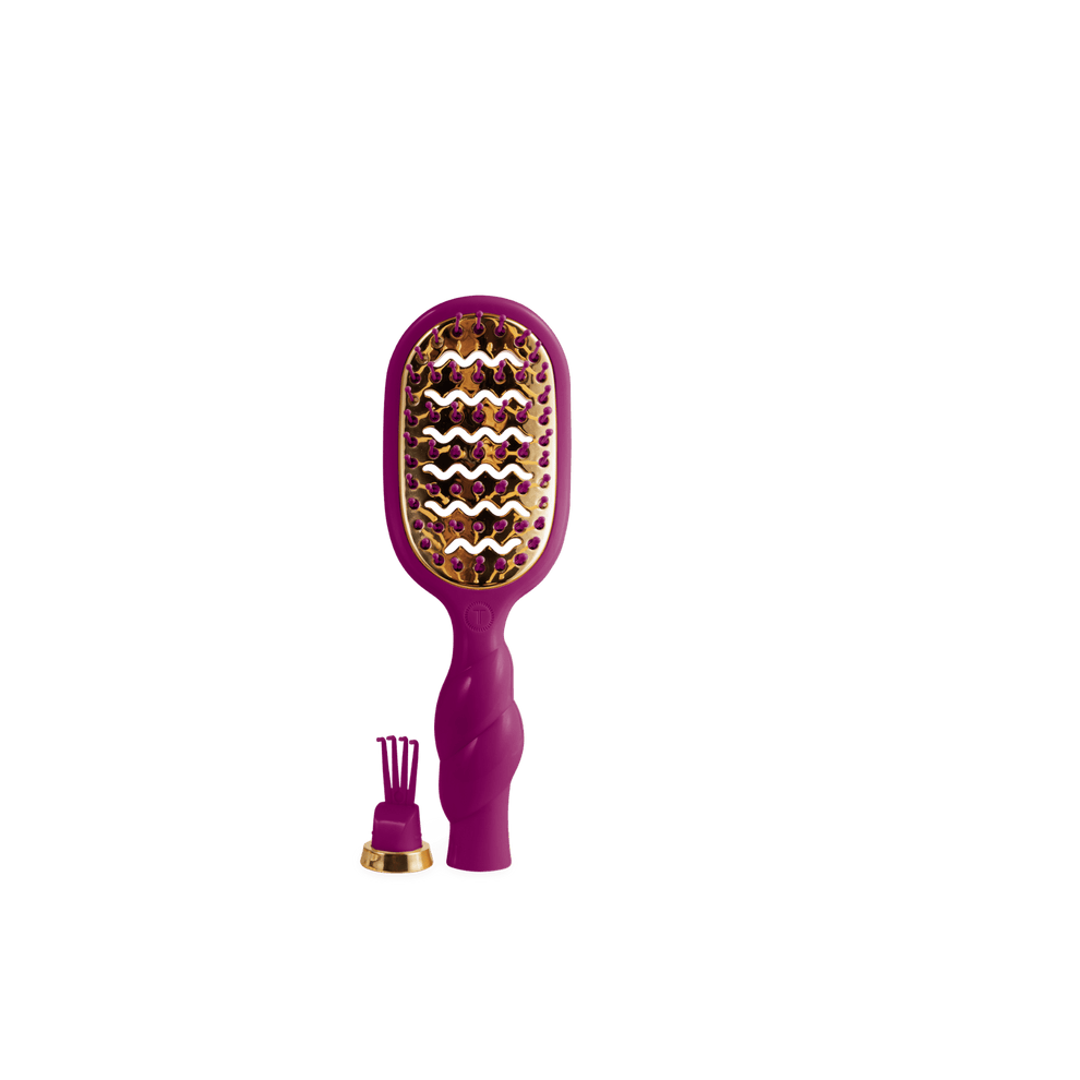 Mini Vented Hair Brush - Mulberry - Hairbrush - TELETIES
