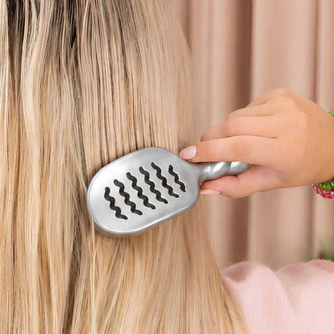 Mini Vented Hair Brush - Silver Lining