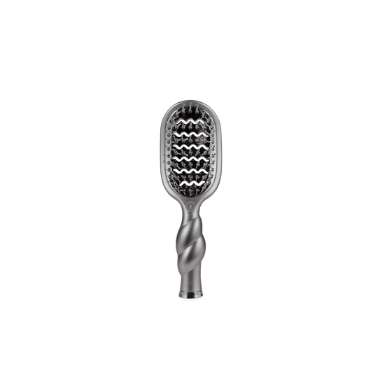 Mini Vented Hair Brush - Silver Lining
                in Silver - Mini
              
