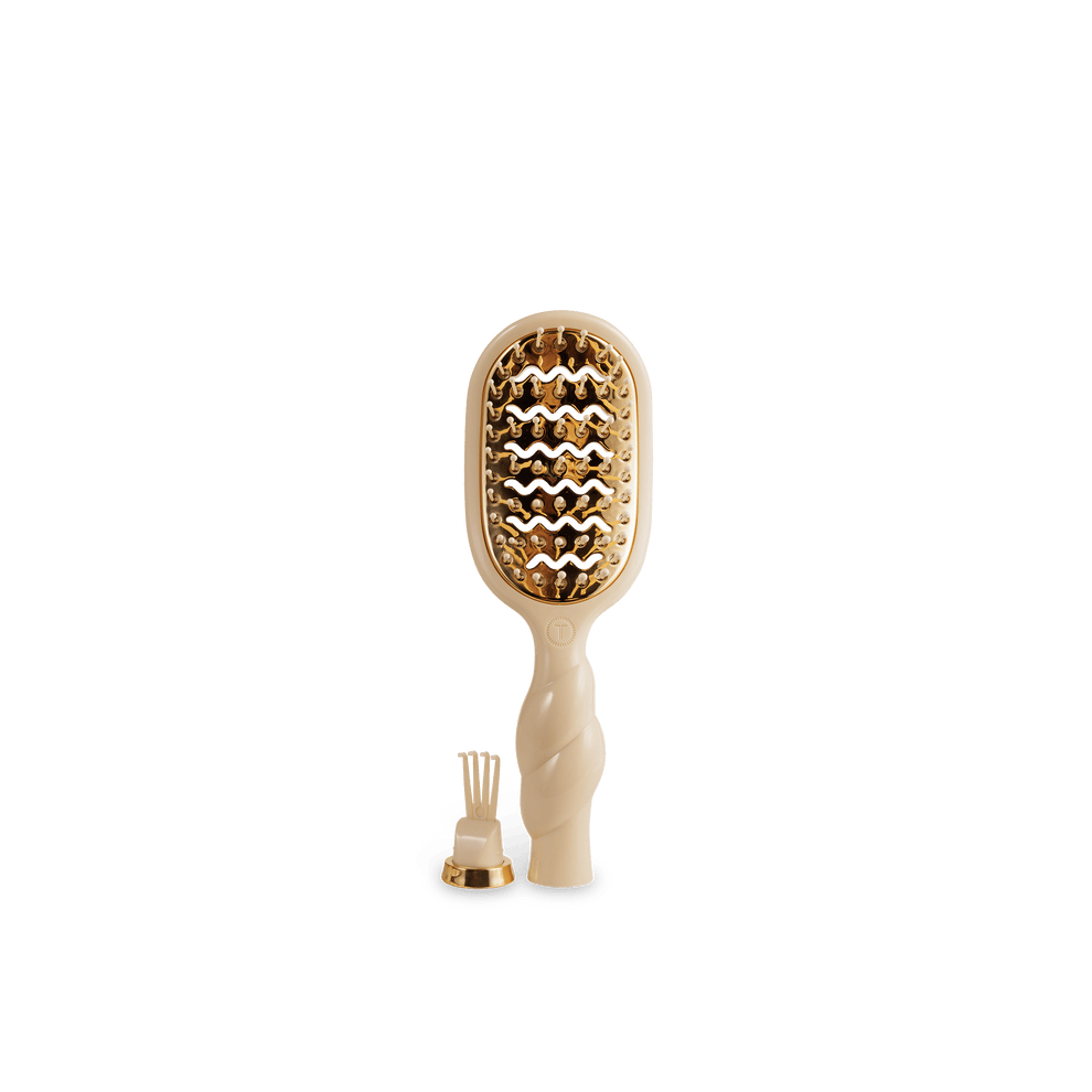 Mini Vented Hair Brush - Tan - Hairbrush - TELETIES

