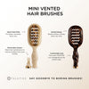 Mini Vented Hair Brush - Tortoise - Hairbrush - TELETIES
