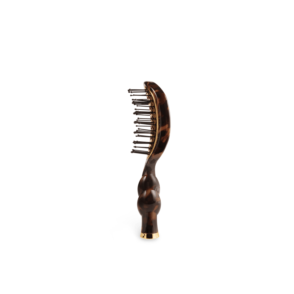 Mini Vented Hair Brush - Tortoise - Hairbrush - TELETIES

