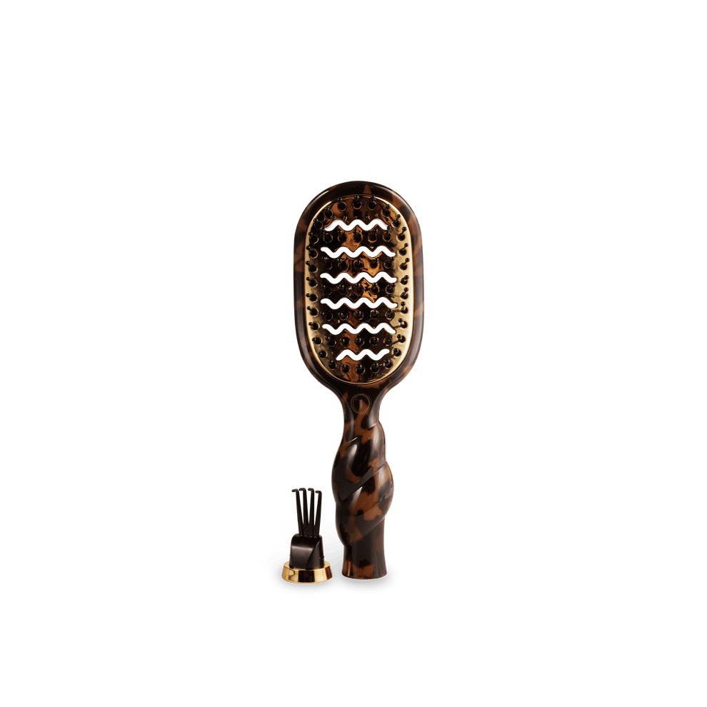 Mini Vented Hair Brush - Tortoise - Hairbrush - TELETIES
