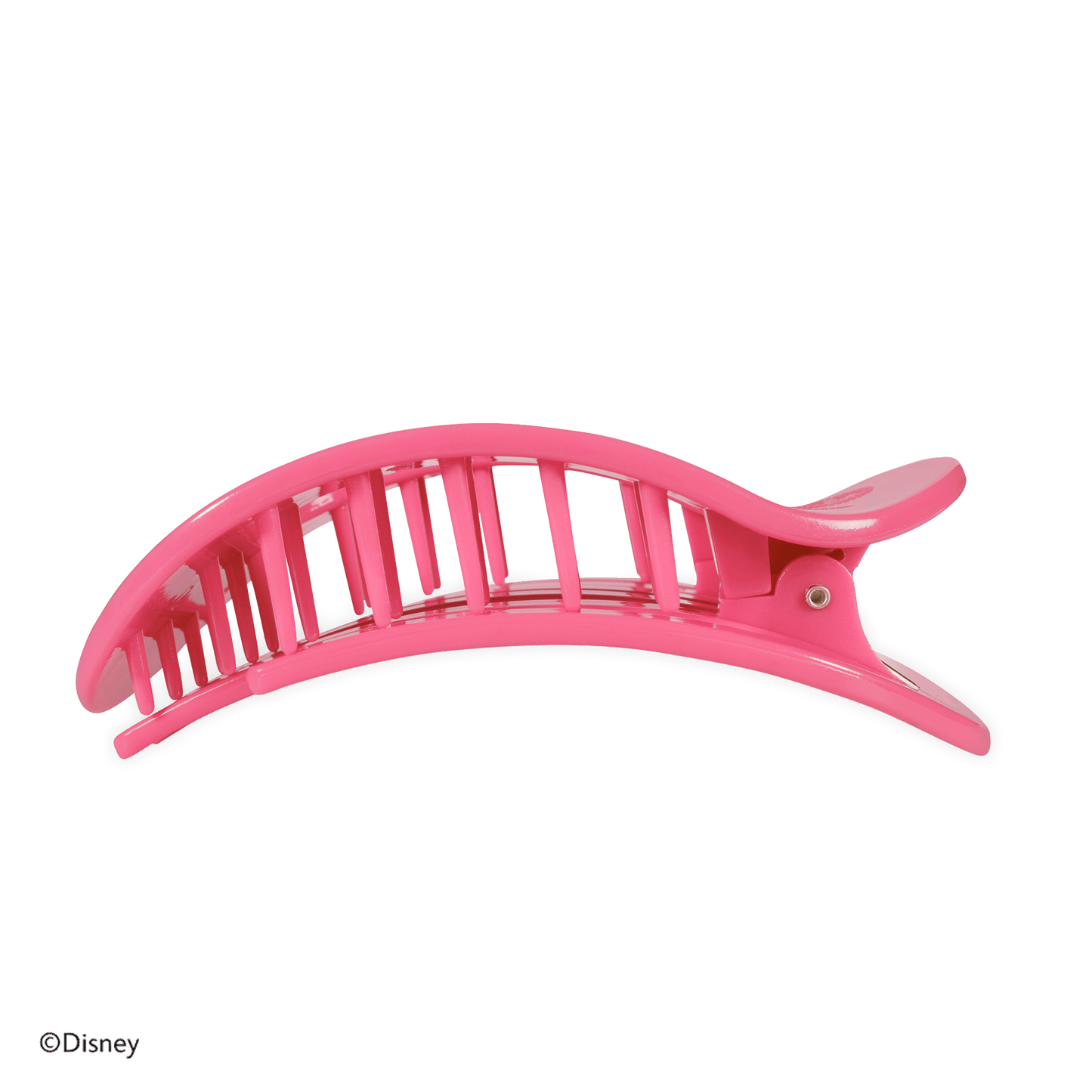 TELETIES - Minnie Mouse Large Flat Round Hair Clip in Pink - Large