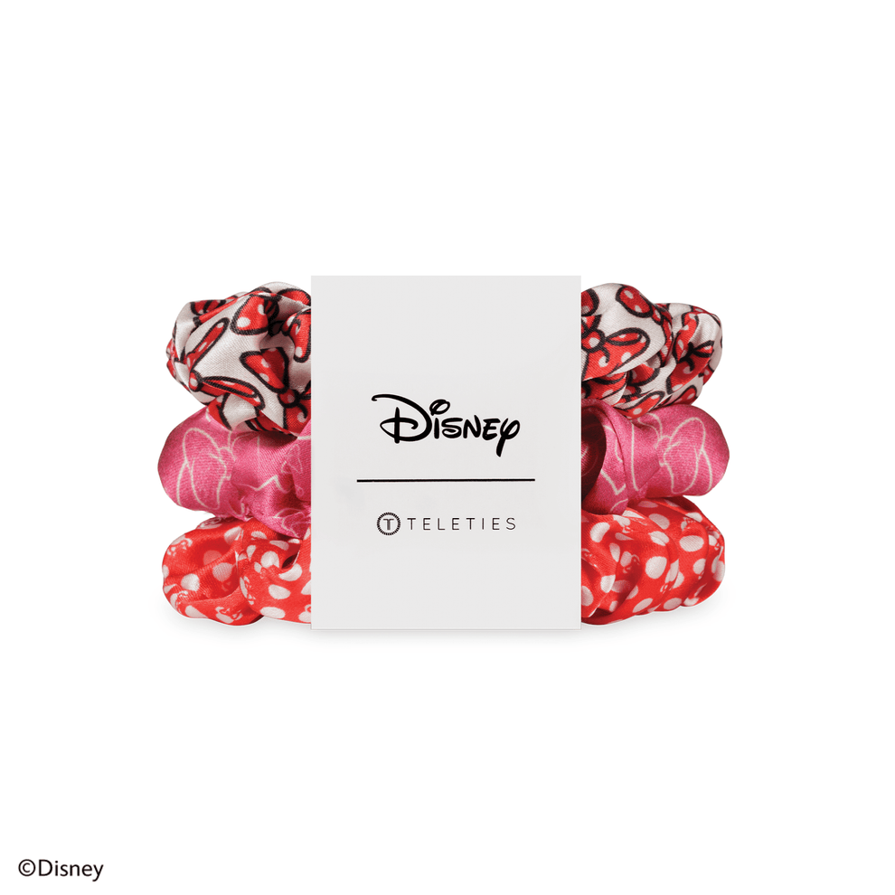 Minnie Mouse Large Silk Scrunchies - Scrunchies - TELETIES
