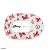 TELETIES - Minnie Mouse Loves Her Bows! Large Flat Round Hair Clip in White - Large - Image - 2