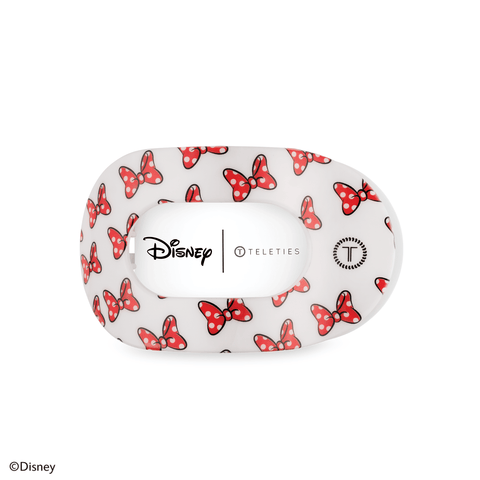 Minnie Mouse Loves Her Bows! Medium Flat Round Hair Clip