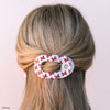 TELETIES - Minnie Mouse Loves Her Bows! Medium Flat Round Hair Clip in White - Medium - Image - 4