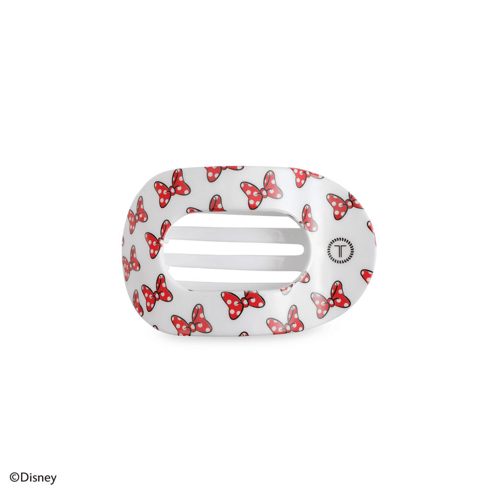 Minnie Mouse Loves Her Bows! Small Flat Round Hair Clip - Hair Clips - TELETIES
