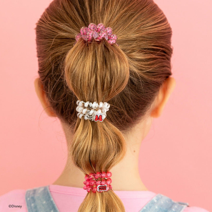 TELETIES - Minnie Mouse Mix Pack Hair Ties in Pink Red - Mix Pack - Image 6