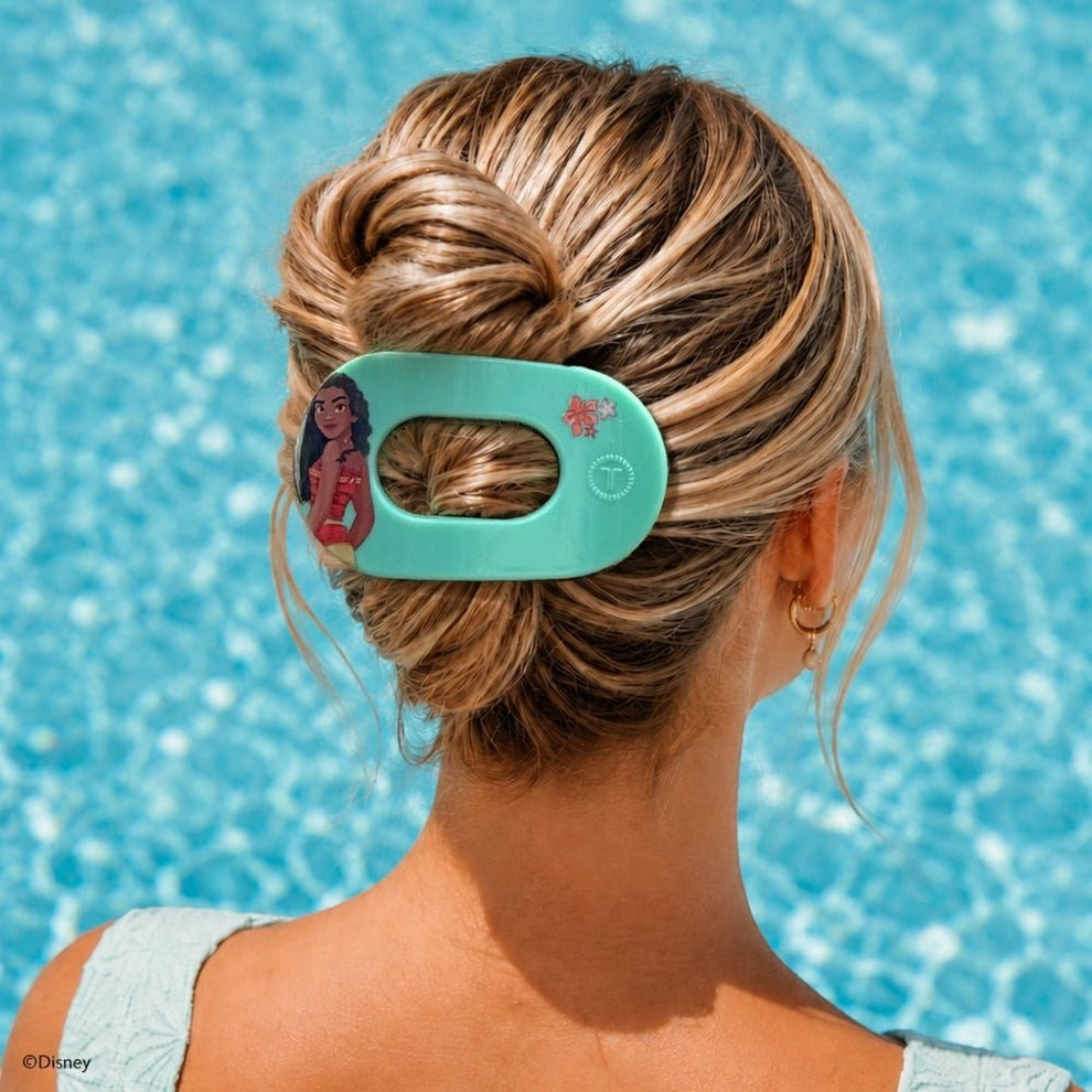 Moana Large Flat Round Hair Clip - Hair Clips - TELETIES
