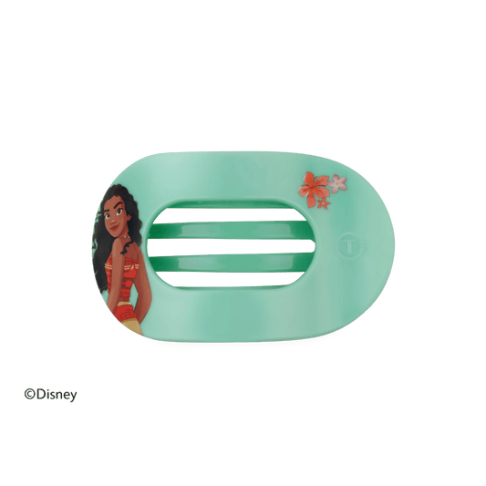 Moana Medium Flat Round Hair Clip
                in Blue - Medium
              