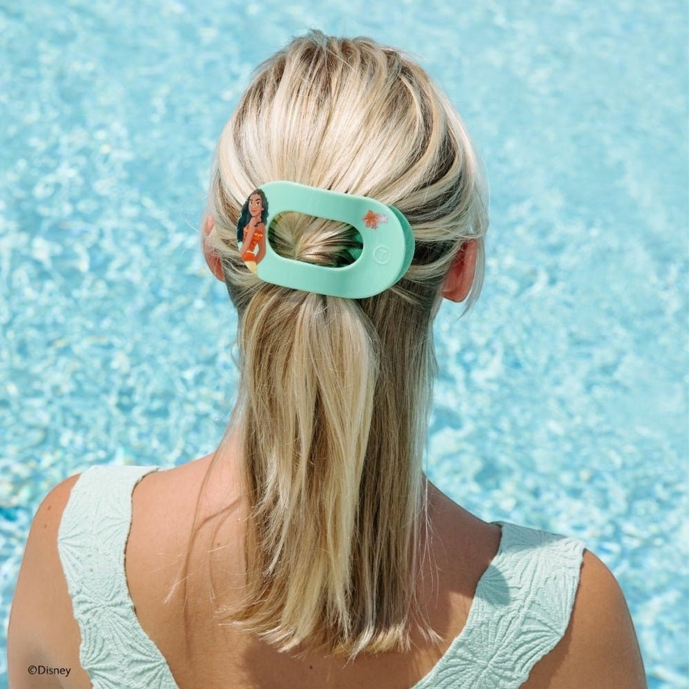 Moana Medium Flat Round Hair Clip - Hair Clips - TELETIES
