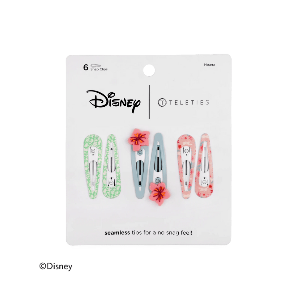 Moana Snap Clip (6Ct) - Hair Clips - TELETIES
