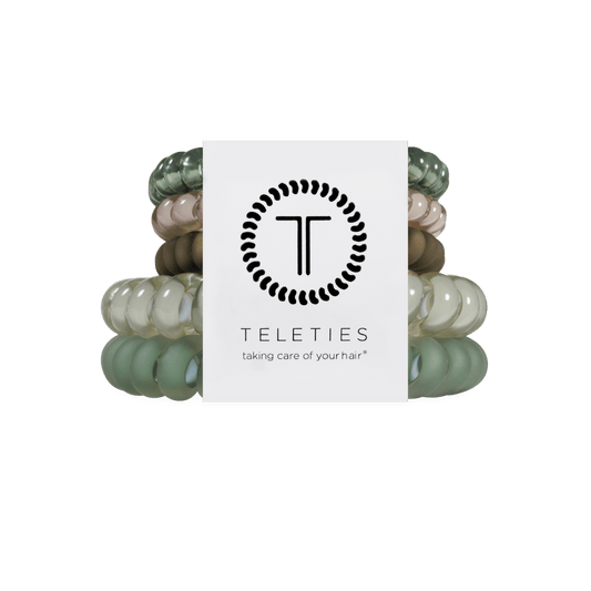 Mossy Moments Mix Pack Hair Ties
                in Green - Mix Pack
              