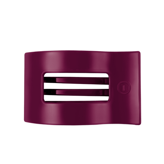 Mulberry Large Flat Rectangle Hair Clip
                in Purple - Large
              