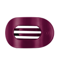 Mulberry Large Flat Round Hair Clip
                in Purple - Large
            