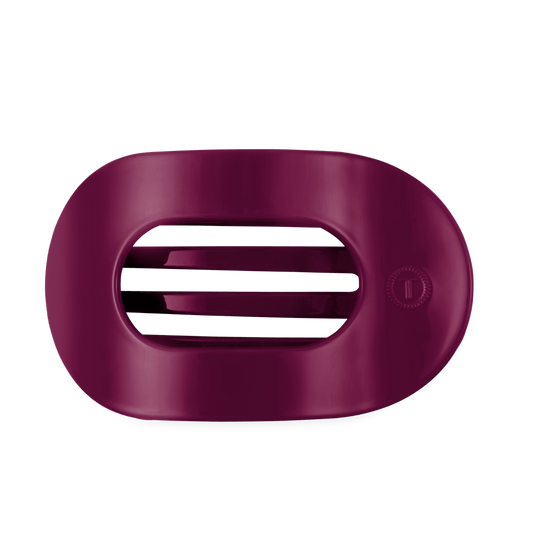 Mulberry Large Flat Round Hair Clip
                in Purple - Large
              