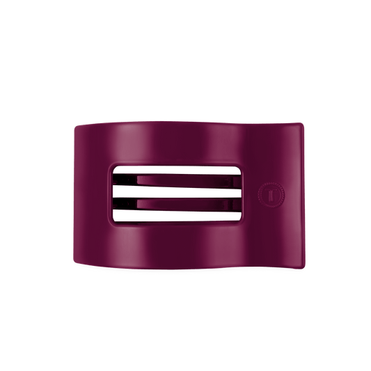 Mulberry Medium Flat Rectangle Hair Clip
                in Purple - Medium
              