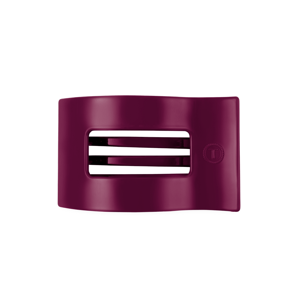 Mulberry Medium Flat Rectangle Hair Clip - Hair Clips - TELETIES
