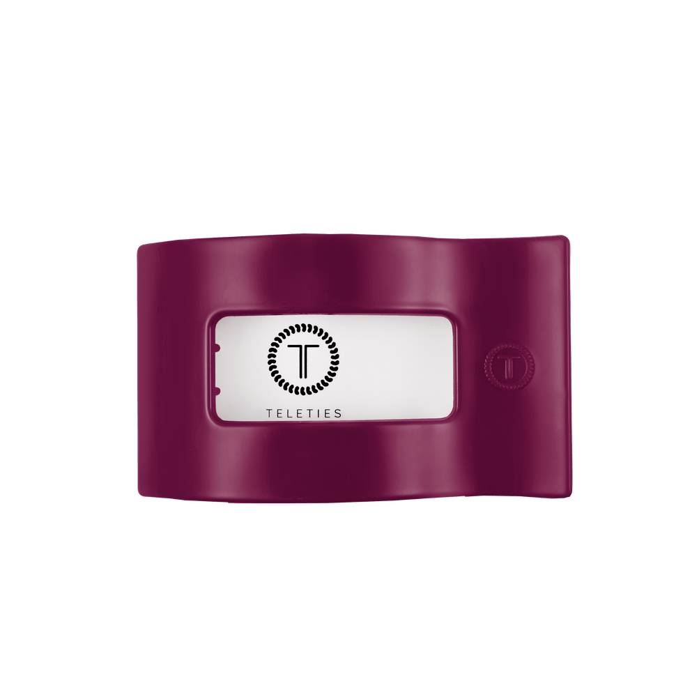 Mulberry Medium Flat Rectangle Hair Clip - Hair Clips - TELETIES
