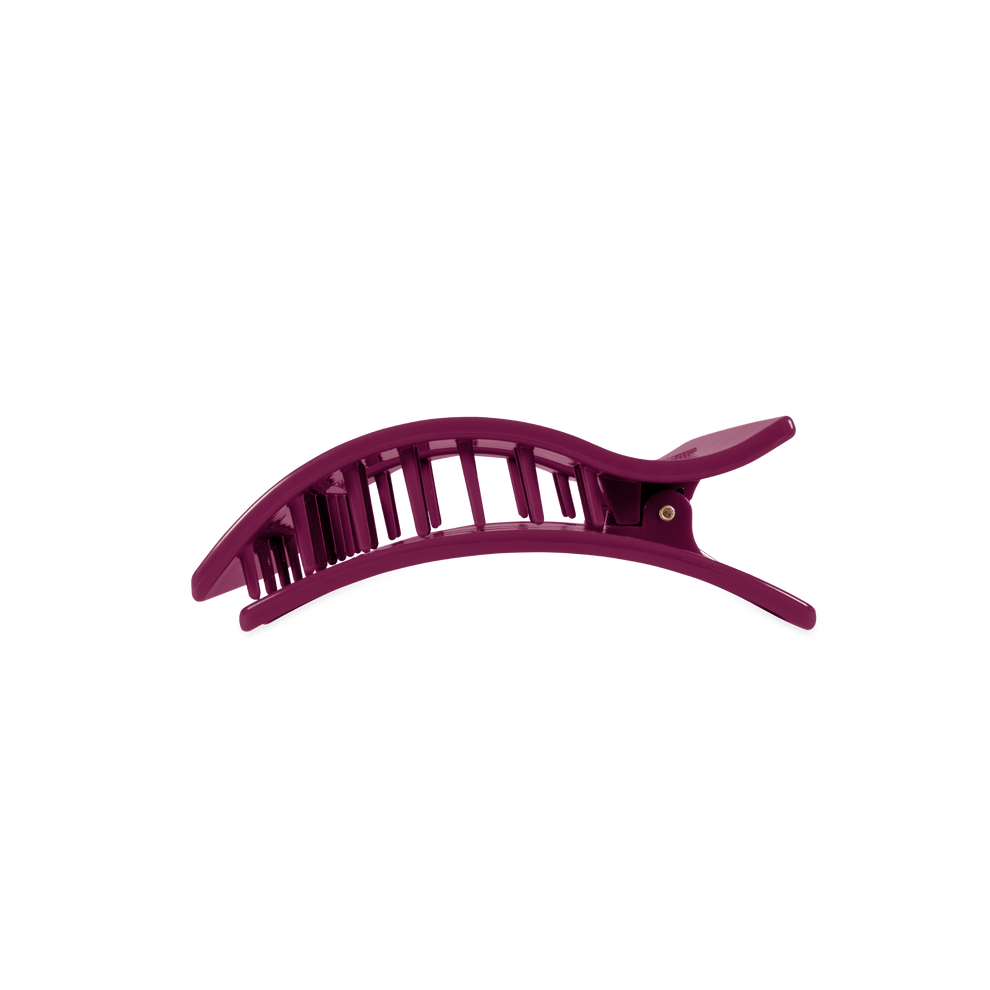 Mulberry Medium Flat Rectangle Hair Clip - Hair Clips - TELETIES
