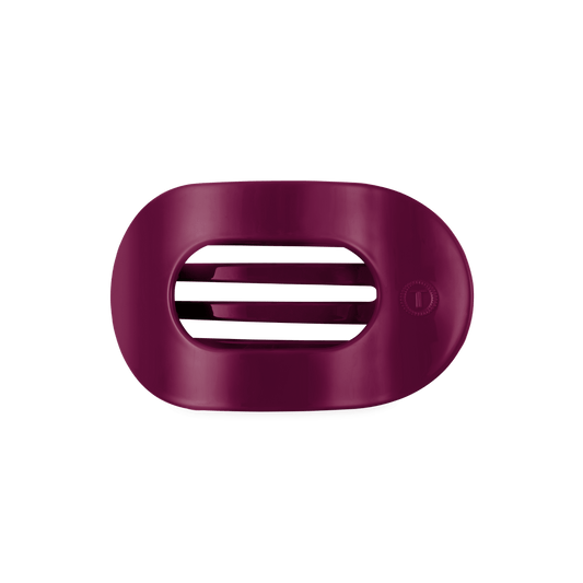 Mulberry Medium Flat Round Hair Clip
                in Purple - Medium
              
