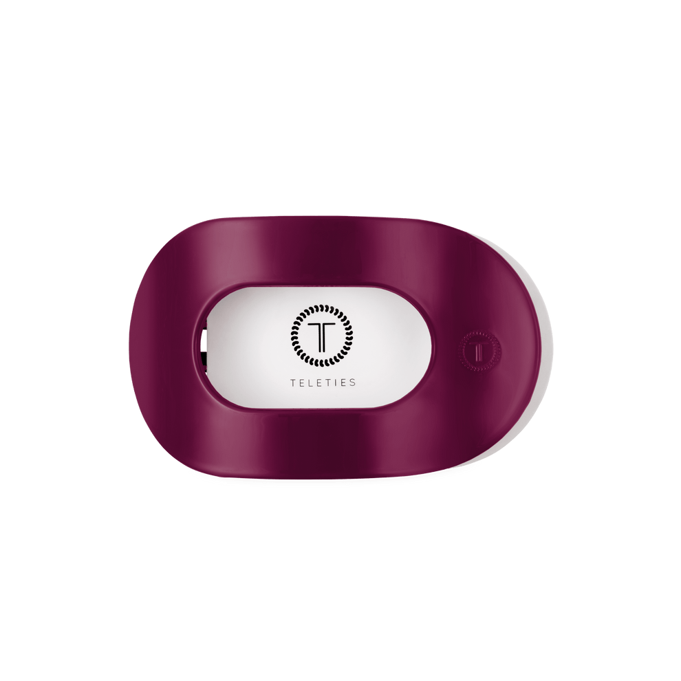 Mulberry Medium Flat Round Hair Clip - Hair Clips - TELETIES
