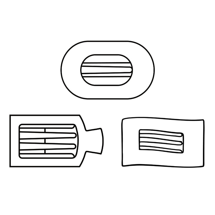 TELETIES - Mystery Large Flat Hair Clip - Image 1