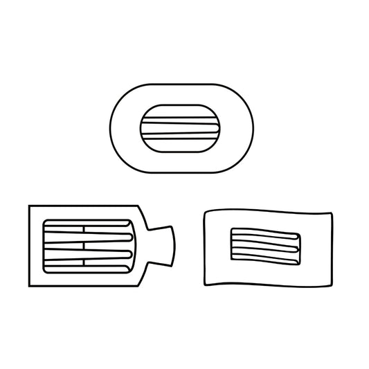 Mystery Medium Flat Clip  - Medium